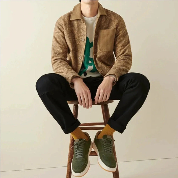 Cole Haan men’s GP crossover sneaker suede green size 10W - Picture 1 of 13